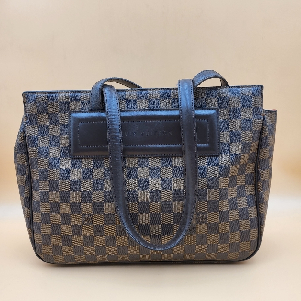 LOUIS VUITTON Damier Ebene Parioli PM, Authentic w/COA.